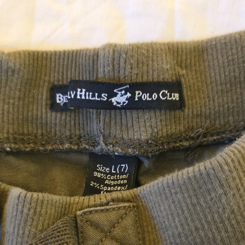 Beverly Hills Polo Club‎ Boys Olive Green Jogger Pants Size 7